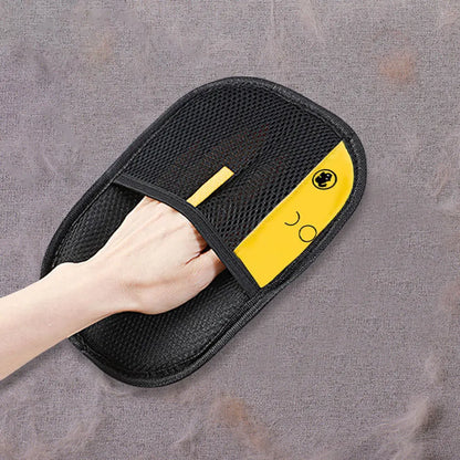 Pet Grooming Gloves Cats Hair Brush Pet Removal Gloves Dual Brush Efficient Cat Cleaning Tool Hair Stripping Cleaning Tool